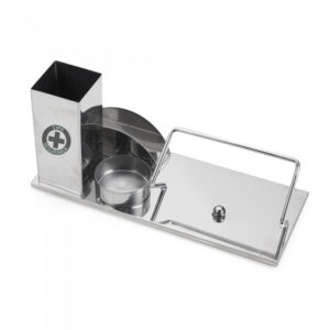 Kit Escritório em Inox 4 em 1 Personalizado