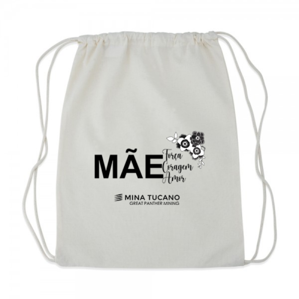 Mochila Saco Algodão Personalizada
