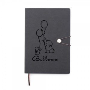 Caderneta Tipo Moleskine com Fecho Personalizada