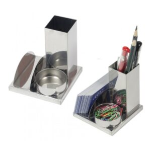 Porta caneta Clips e Cartão com Base Personalizado