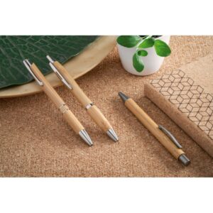Caneta de Bambu Personalizada
