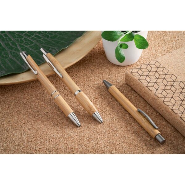 Caneta de Bambu Personalizada