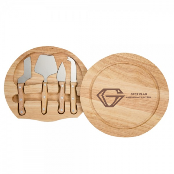 Kit Queijo 5 peças Personalizado