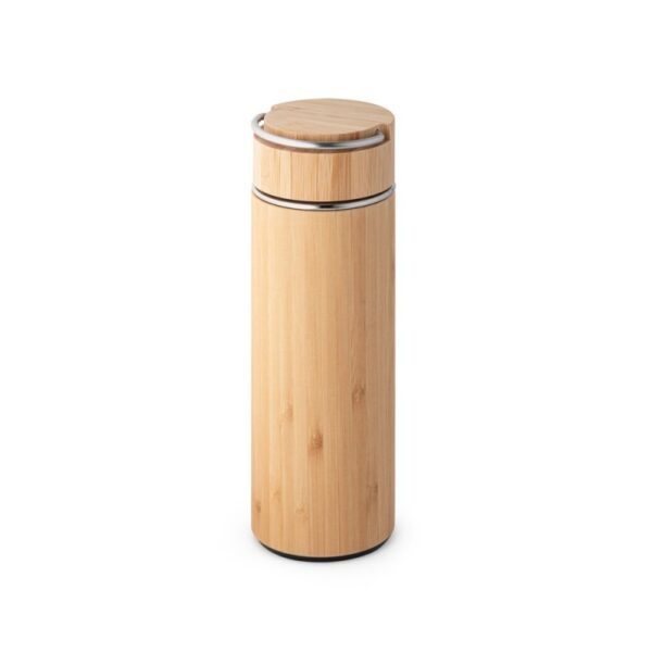 Squeeze Térmico em Bambu e Aço Inox 440 Ml Personalizado Frete Grátis - Mínimo 10 - Image 4