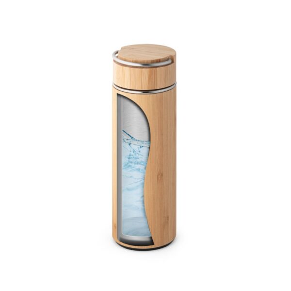 Squeeze Térmico em Bambu e Aço Inox 440 Ml Personalizado Frete Grátis - Mínimo 10 - Image 8