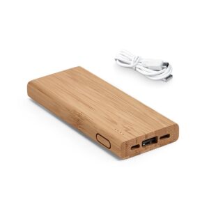 Bateria Portátil Bambu 5.000 mAh Personalizada