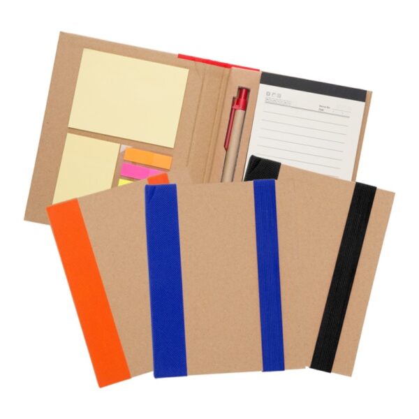 Bloco de Anotação com Post-it e Caneta Personalizado