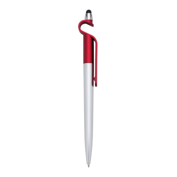 Caneta Plástica Touch com Suporte Celular Personalizada - Image 2
