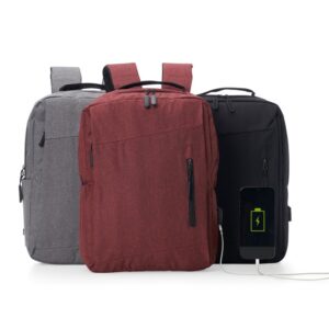 Mochila de Nylon USB 18 L Notebook 15,6 Personalizada