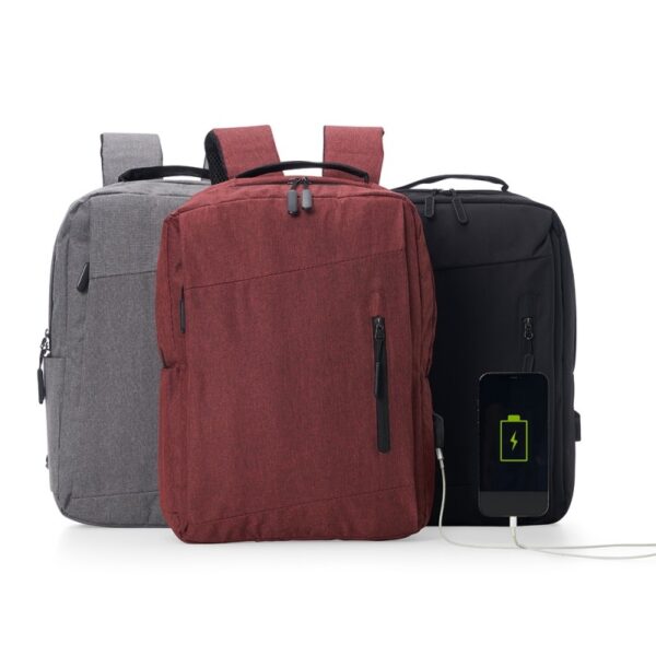 Mochila de Nylon USB 18 L Notebook 15,6 Personalizada