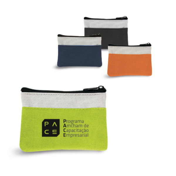 Bolsa tipo necessaire chaveiro Personalizada