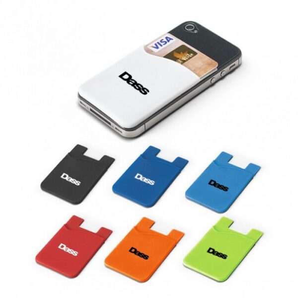 Adesivo Porta Cartão de Silicone para Celular Personalizado