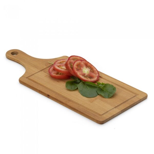 Tábua de Bambu com Canaleta 40 x 16 cm Personalizada