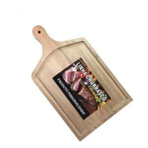 Tábua de Eucalipto 18 x 36 cm Personalizada