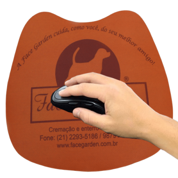 Mouse Pad Bean 16cm X 19cm Personalizado