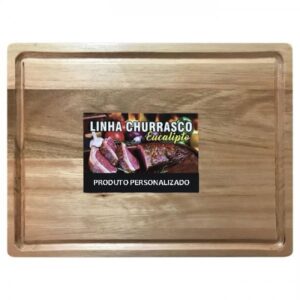 Tábua de eucalipto 37 X 27 cm Personalizada