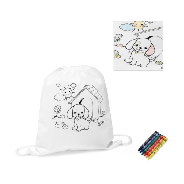 Mochila Saco para Colorir Personalizada