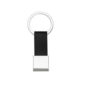 Chaveiro Metal com Couro Personalizado Frete Grátis - Mínimo 100
