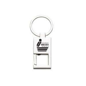 Chaveiro de Metal Mosquetão Brilhante Personalizado Frete Grátis - Mínimo 50