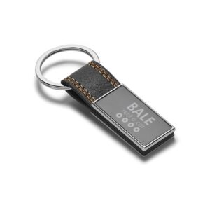 Chaveiro em couro Sintético e Metal Personalizado Frete Grátis - Mínimo 50