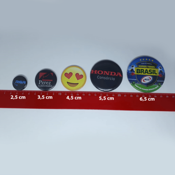 Chaveiro Dupla Face 3,5 cm Personalizado Frete Grátis - Mínimo 100 - Image 2