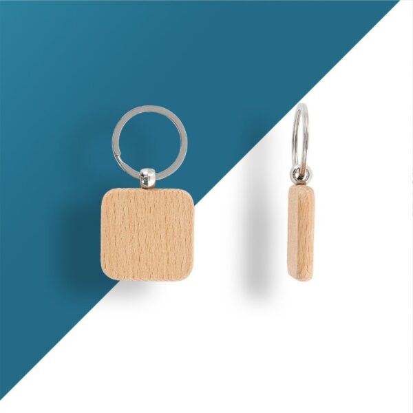 Chaveiro de Madeira Personalizado Frete Grátis - Mínimo 150 - Image 2