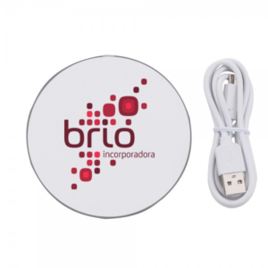 Carregador Rápido de Indução Personalizado Frete Grátis - Mínimo 15