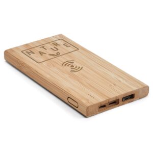 Bateria Portátil Bambu 5.000 mAh Personalizada Frete Grátis - Mínimo 5