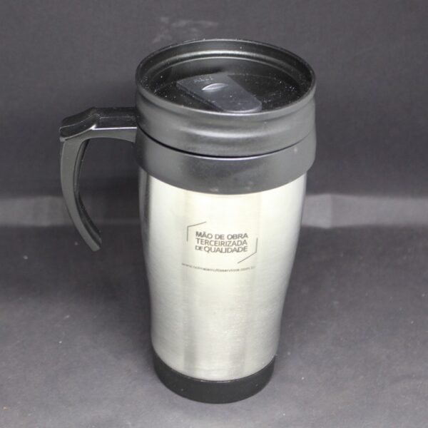 Caneca Inox 400 ml Personalizada e Frete Grátis - Mínimo 30 - Image 2