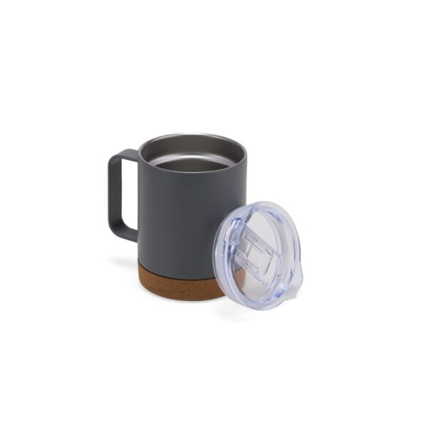 Caneca Térmica com Cortiça de 400 ml Personalizada Frete Grátis - Mínimo 15 - Image 4