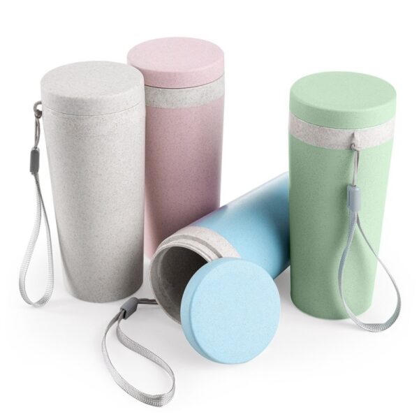 Copo Fibra de Bambu 350 ml Personalizado Frete Grátis - Mínimo 50
