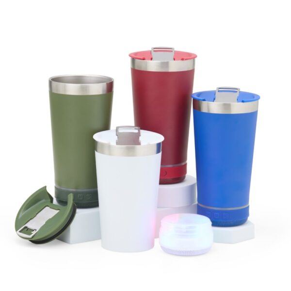 Copo Térmico 400 ml com Caixa de Som Personalizado Frete Grátis - Mínimo 15 - Image 10