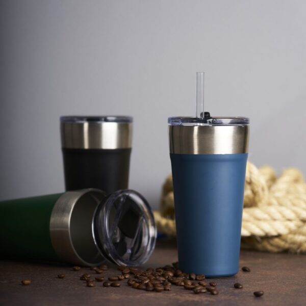 Copo Térmico com Canudo 500 ml Personalizado Frete Grátis - Mínimo 15 - Image 7