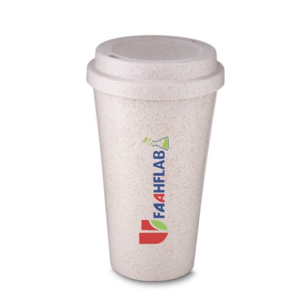 Copo Fibra de Arroz 550 ml Personalizado Frete Grátis - Mínimo 100