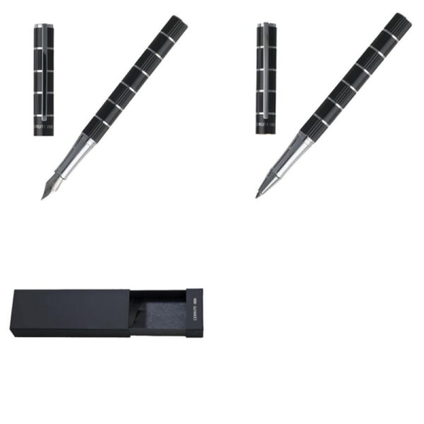 Conjunto de Canetas de Metal Cerruti Sem Personalização Frete Grátis - Image 2