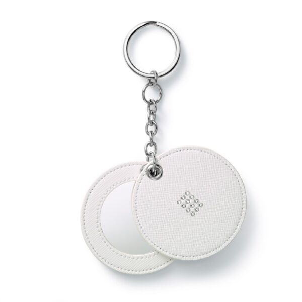 Chaveiro com Espelho Swarovski Sem Personalização Frete Grátis