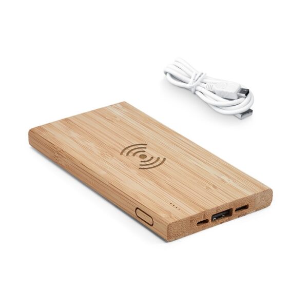 Bateria Portátil Bambu 5.000 mAh Personalizada Frete Grátis - Mínimo 5 - Image 2