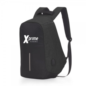 Mochila Anti-Furto USB Notebook 15,6" Personalizada Frete Grátis - Mínimo 10