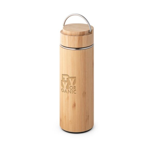 Squeeze Térmico em Bambu e Aço Inox 440 Ml Personalizado Frete Grátis - Mínimo 10 - Image 5