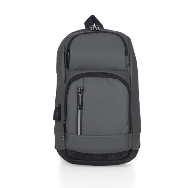 Mochila de Ombro USB Personalizada Frete Grátis - Mínimo 5 - Image 6