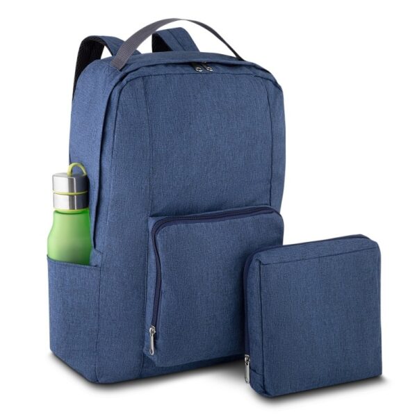 Mochila Dobrável de Poliéster Personalizada Frete Grátis - Mínimo 15 - Image 5