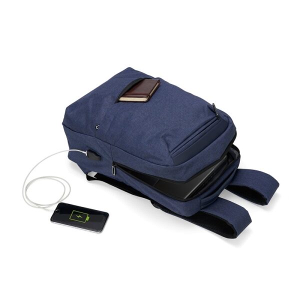 Mochila de Nylon USB 21L Notebook 15,6" Personalizada Frete Grátis - Mínimo 10 - Image 2