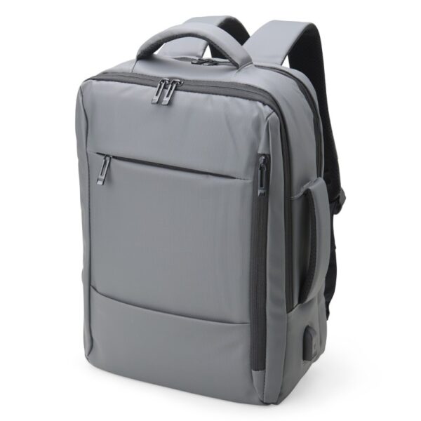 Mochila Couro Sintético USB 23 Litros Personalizada Frete Grátis - Mínimo 5 - Image 3