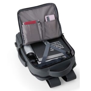 Mochila Couro Sintético USB 23 Litros Personalizada Frete Grátis - Mínimo 5