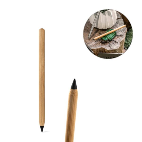 Caneta sem Tinta em Bambu Personalizada Frete Grátis - Mínimo 150