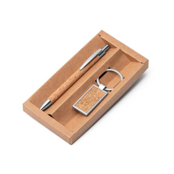 Kit Caneta e Chaveiro Natura em Cortiça Personalizado Frete Grátis - Mínimo 30 - Image 3
