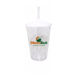 Copo Twister 500 ml Canudo e Tampa Personalizado Frete Grátis - Mínimo 200