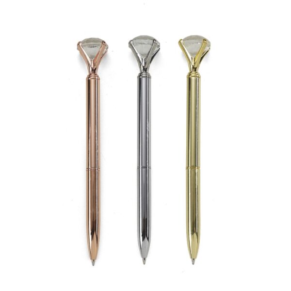 Caneta Metal Diamante Personalizada Frete Grátis - Mínimo 50