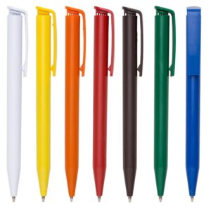Caneta Plástica Personalizada Frete Grátis - Mínimo 500