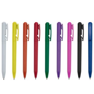 Caneta Plástica Personalizada Frete Grátis - Mínimo 500